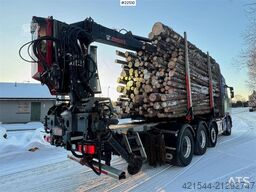 Scania R770 Tridem Timber Truck with Jonsred J1088 crane