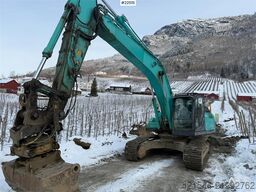 Kobelco SK300LC-10 excavator with excavation bucket, gradi