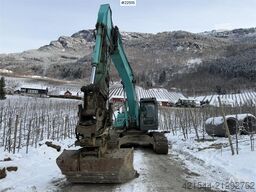Kobelco SK300LC-10 excavator with excavation bucket, gradi