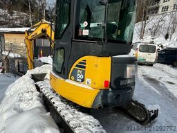Komatsu PC50MR-2 Crawler Excavator with 4 buckets
