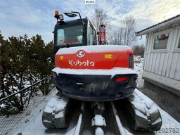 Kubota KX080-4a Crawler Excavator with Engcon tilt and ne
