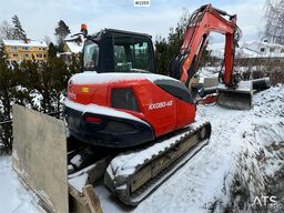 Kubota KX080-4a Crawler Excavator with Engcon tilt and ne