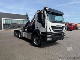 Iveco Stralis 460 8x4 Haaksysteem / Hiab 228-3 Euro 6 D