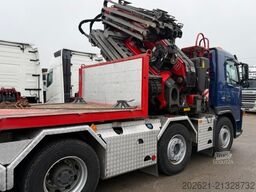 VOLVO FH 440 8x4 Fassi F800 6+6+2 SZM+Pritsche