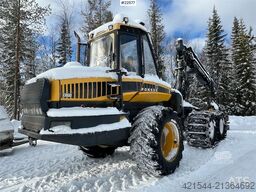 Ponsse Ergo Harvester with H7 Head and Ilsbo Brush Cutter