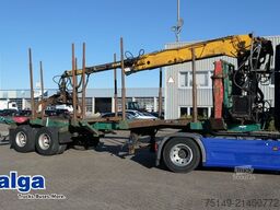  Diebolt, Teleskop., Holzladekran, 2-Achser, BPW