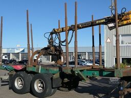  Diebolt, Teleskop., Holzladekran, 2-Achser, BPW