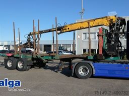  Diebolt, Teleskop., Holzladekran, 2-Achser, BPW