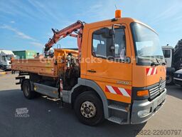 MERCEDES-BENZ Atego 1218 / Kipper+Kran / load 5,2ton / E3