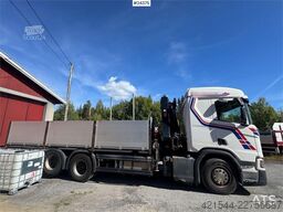 Scania R500 6x2 Kranbil - 19 t/m Hiab m/ rotator.