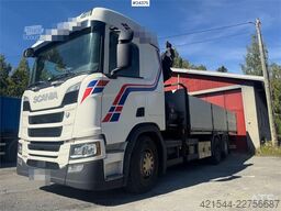 Scania R500 6x2 Kranbil - 19 t/m Hiab m/ rotator.