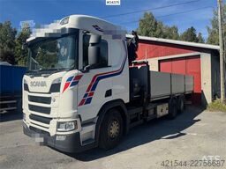 Scania R500 6x2 Kranbil - 19 t/m Hiab m/ rotator.