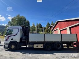 Scania R500 6x2 Kranbil - 19 t/m Hiab m/ rotator.