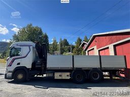 Scania R500 6x2 Kranbil - 19 t/m Hiab m/ rotator.