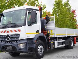 Mercedes-Benz Arocs 1830 / Flatbed 16 EPAL / HDS Fassi