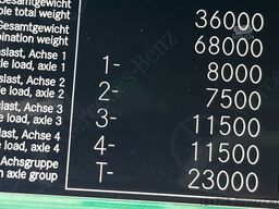 Mercedes-Benz Arocs 3563 8 × 4 / 630 HP /steered axle