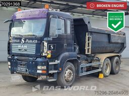 MAN TGA 33.360 6X4 BROKEN ENGINE 13m3 Meiller tippe...