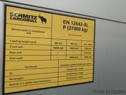 SCHMITZ CARGOBULL SCS 24/L-13.62 EB, Verzinkt, SafetyRoof, Edscha