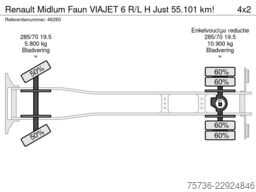 Renault Midlum Faun VIAJET 6 R/L H Just 55.101 km!