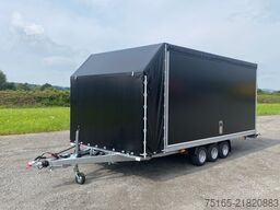Rosemeier VE Jumbo 35.5 Tridem-Planenaufbau Autotransporter