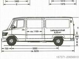 Mercedes-Benz 310 KA | BENZINE | IDEAAL ALS CAMPER | ALS NIEU...
