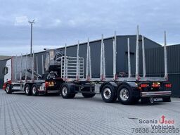 Scania R 650 B6x4NB RETARDER V8 WOOD KESLA 2112T CRANE