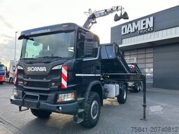 Scania G 500 XT 4x4 Kipper/Kraan
