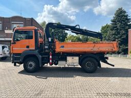 MAN 18.320 3Skipper mit HIAB 111 Kran + Greifer