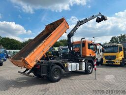 MAN 18.320 3Skipper mit HIAB 111 Kran + Greifer