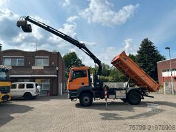 MAN 18.320 3Skipper mit HIAB 111 Kran + Greifer