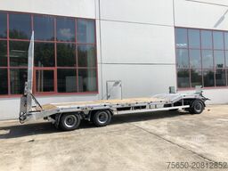 Möslein T 3-6,60 VB 3 Achs Tieflader- Anhänger, Luftgefedert, Verbreiterung