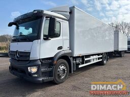 Mercedes-Benz Antos 1833 Dichte bakwagen met laadklep 4x2 + a...