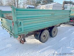 Blomenröhr Zentralachs Kippanhänger mit Rampen