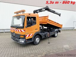 Mercedes-Benz Atego 815 K 4x2 Atego 815 K 4x2 mit Kran Hiab 055 B-1 CL
