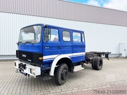 Iveco-Magirus 120-23 AW 4x4 Doka 120-23 AW 4x4 Doka, V8-Motor, Seilwinde