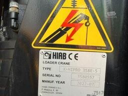 Mercedes-Benz Actros 3645 8x2/6 Hiab 358 E-5 Jib 70X-3 Hubdach