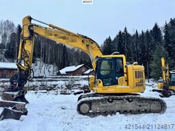 Komatsu PC228USLC-11 Crawler Excavator – Rototilt and 2 Bu