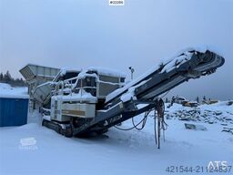 Metso LT200HP cone crusher with hopper (engine replaced)