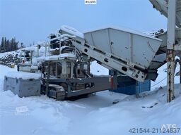 Metso LT200HP cone crusher with hopper (engine replaced)