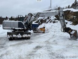 Hitachi ZX170W-5B Wheeled machine with 2 chains, grading b