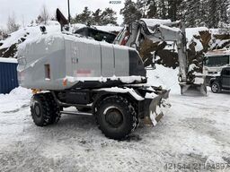 Hitachi ZX170W-5B Wheeled machine with 2 chains, grading b