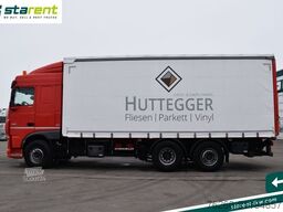 DAF XF 480 6x2 Planenaufbau LBW 1500Kg Standklima