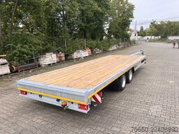 Möslein THT 11 G Ausziehbar  11,9 t Tandemanhänger- Tieflader, ausziehbarLuftgefedert