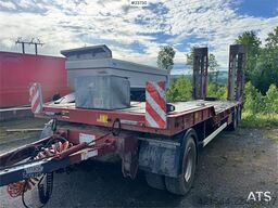 NC Machinery Trailer with Hydraulic Ramps