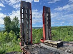 NC Machinery Trailer with Hydraulic Ramps