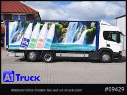 SCANIA P 320 P 6x2,, Getränke, Lenkachse, LBW: Dhollandia DHLM 30