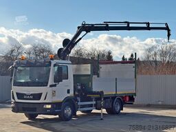 MAN TGL 12.220 Pritsche 4,50 m + HIAB 066 D-3 HIDUO