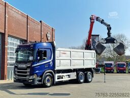 Scania G500 6x2 - Tipper + Palfinger epsilon M110L - R...