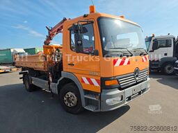 MERCEDES-BENZ Atego 1218 / Kipper+Kran / load 5,2ton / E3