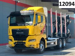 MAN TGX 33.580 6x4 BL PAVIC Holz & TAJFUN 130ZK